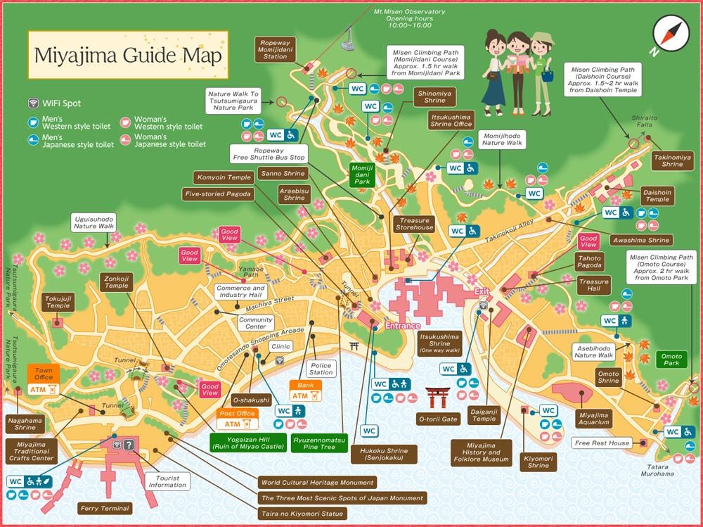 Mapa de miyajima